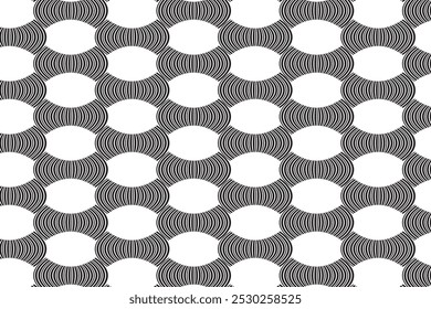  simple abstract black color bow shape creative geometric pattern a black and white pattern with circles and dots
