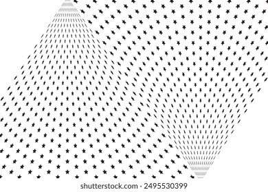 simple abstract black color creative geometric small star line pattern a black and white background with a geometric pattern of star and star
