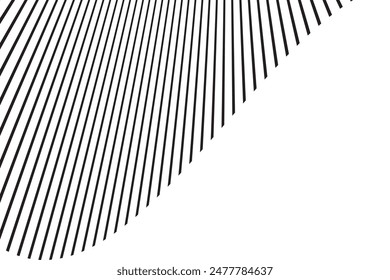 simple abstract black color geometric big to small line pattern art a large black and white image of a large, geometrical structure