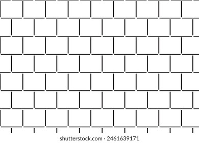 simple abstract black color line square box pattern