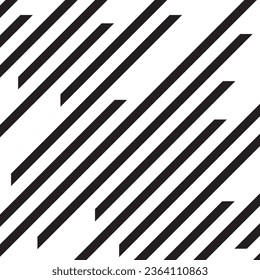 simple abstract black color seamlees wave daigonal half line pattern