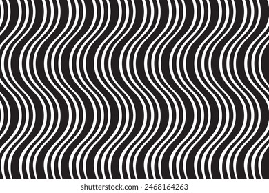  simple abstract black color seamlees vertical line smooth zig zag pattern the lines in the form of a spiral