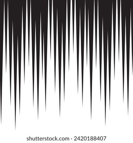 simple abstract black color speed line pattern art