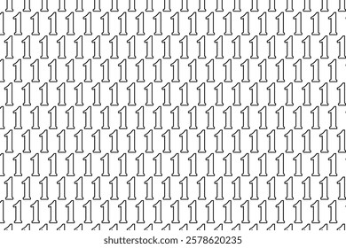 simple abstract black color stock1 one chevron number pattern seamless number one pattern
