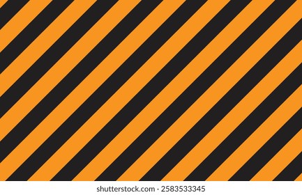 simple abstract black colour diagonal line pattern on orange steap background