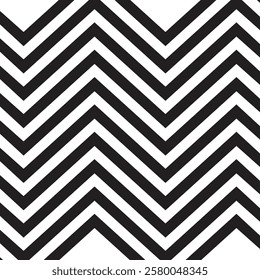 simple abstract black colour horizontal thik zig zag line pattern