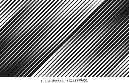  simple abstract black colour thik to thin diagonal line pattern