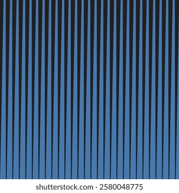 simple abstract black colour vertical thik to thin line pattern on blue colour background