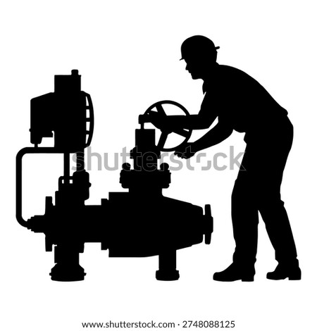 A simple, abstract black shape is positioned on the right side of a plain white background, creating a striking contrast and visually appealing composition.