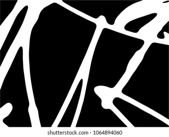 Simple abstract black and white drawing. Expressive drawing. Abstract Overlay Texture.