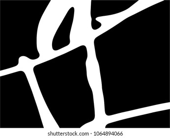 Simple abstract black and white drawing. Expressive drawing. Abstract Overlay Texture.