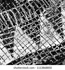 Simple abstract black and white drawing. Expressive drawing. Abstract Overlay Texture. Vector.