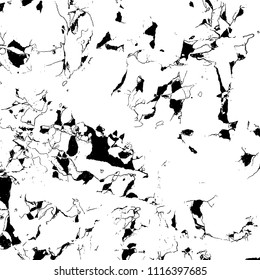 Simple abstract black and white drawing. Expressive drawing. Abstract Overlay Texture. Vector.
