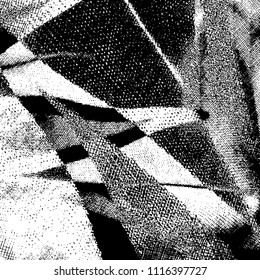 Simple abstract black and white drawing. Expressive drawing. Abstract Overlay Texture. Vector.