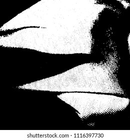 Simple abstract black and white drawing. Expressive drawing. Abstract Overlay Texture. Vector.