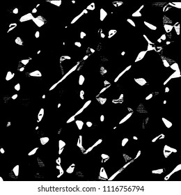 Simple abstract black and white drawing. Expressive drawing. Abstract Overlay Texture. Vector.