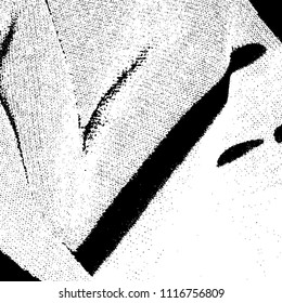 Simple abstract black and white drawing. Expressive drawing. Abstract Overlay Texture. Vector.