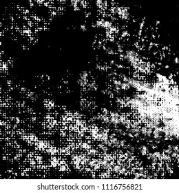 Simple abstract black and white drawing. Expressive drawing. Abstract Overlay Texture. Vector.