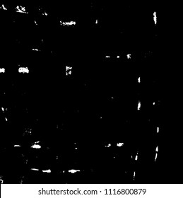 Simple abstract black and white drawing. Expressive drawing. Abstract Overlay Texture. Vector.