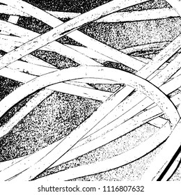Simple abstract black and white drawing. Expressive drawing. Abstract Overlay Texture. Vector.