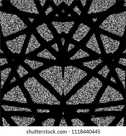 Simple abstract black and white drawing. Expressive drawing. Abstract Overlay Texture. Vector.