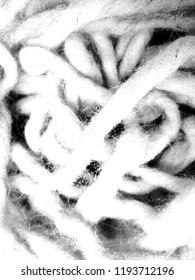 Simple abstract black and white drawing. Expressive drawing. Abstract Overlay Texture. Vector.