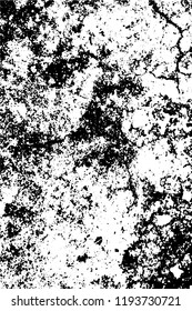 Simple abstract black and white drawing. Expressive drawing. Abstract Overlay Texture. Vector.
