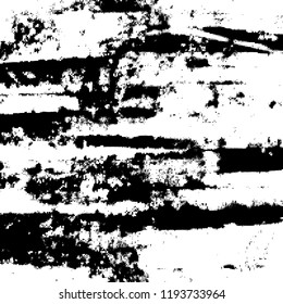 Simple abstract black and white drawing. Expressive drawing. Abstract Overlay Texture. Vector.