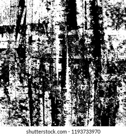Simple abstract black and white drawing. Expressive drawing. Abstract Overlay Texture. Vector.