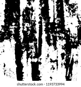 Simple abstract black and white drawing. Expressive drawing. Abstract Overlay Texture. Vector.