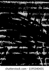 Simple abstract black and white drawing. Expressive drawing. Abstract Overlay Texture. Ink Print Distress Background . Vector.  Grunge Texture. 