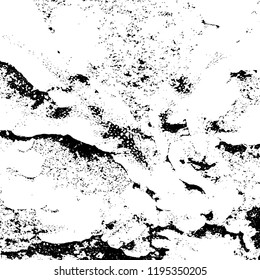 Simple abstract black and white drawing. Expressive drawing. Abstract Overlay Texture. Ink Print Distress Background . Vector.  Grunge Texture.