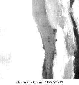 Simple abstract black and white drawing. Expressive drawing. Abstract Overlay Texture. Vector.