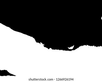 Simple abstract black and white drawing. Expressive drawing. Abstract Overlay Texture. Vector.