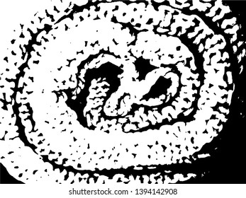 Simple abstract black and white drawing. Expressive drawing. Abstract Overlay Texture. Vector. Light Distressed Background. Ink Print Distress Background. Grunge Texture. 