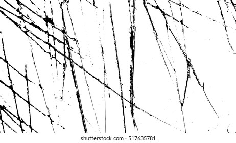 Simple abstract black and white drawing. Expressive drawing. Abstract Dots Overlay Texture. 