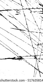 Simple abstract black and white drawing. Expressive drawing. Abstract Dots Overlay Texture. 