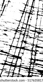 Simple abstract black and white drawing. Expressive drawing. Abstract Dots Overlay Texture. 