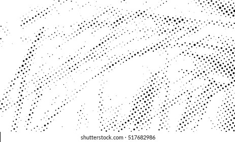 Simple abstract black and white drawing. Expressive drawing. Abstract Dots Overlay Texture.