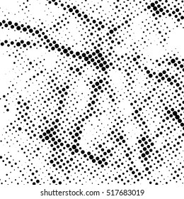 Simple abstract black and white drawing. Expressive drawing. Abstract Dots Overlay Texture.