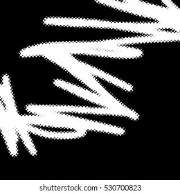 Simple abstract black and white drawing. Expressive drawing. Abstract Dots Overlay Texture.