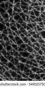 Simple abstract black and white drawing. Expressive drawing. Linear drawing.