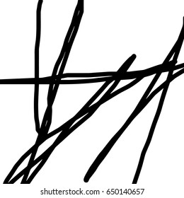 Simple abstract black and white drawing. Expressive drawing. Abstract Dots Overlay Texture.