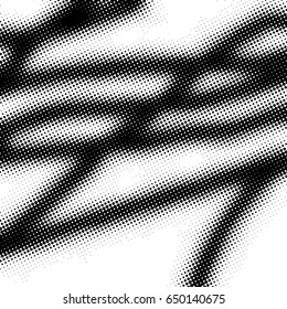Simple abstract black and white drawing. Expressive drawing. Abstract Dots Overlay Texture.