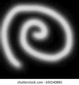 Simple abstract black and white drawing. Expressive drawing. Abstract Dots Overlay Texture.