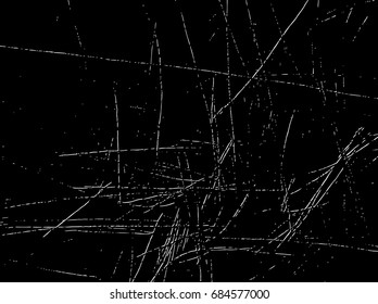 Simple abstract black and white drawing. Expressive drawing. Abstract artistic background. Vector.