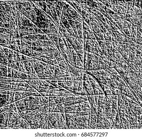 Simple abstract black and white drawing. Expressive drawing. Abstract artistic background. Vector.