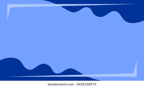 Simple Abstract Blue Background For Presentation