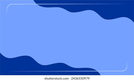 Simple Abstract Blue Background For Presentation