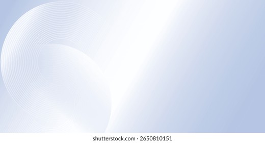 Simple abstract blue modern background with circle elements. Digital technology background abstract art